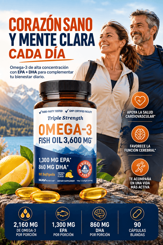 Triple strength Omega 3 | 90 CÁPSULAS