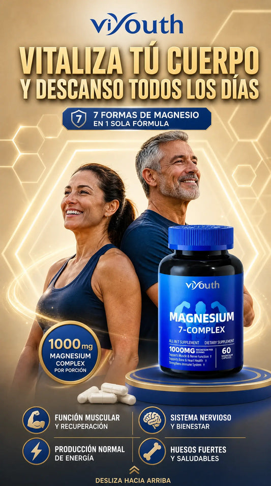 VIYOUTH 1000MG MAGNESIO | 60 CÁPSULAS